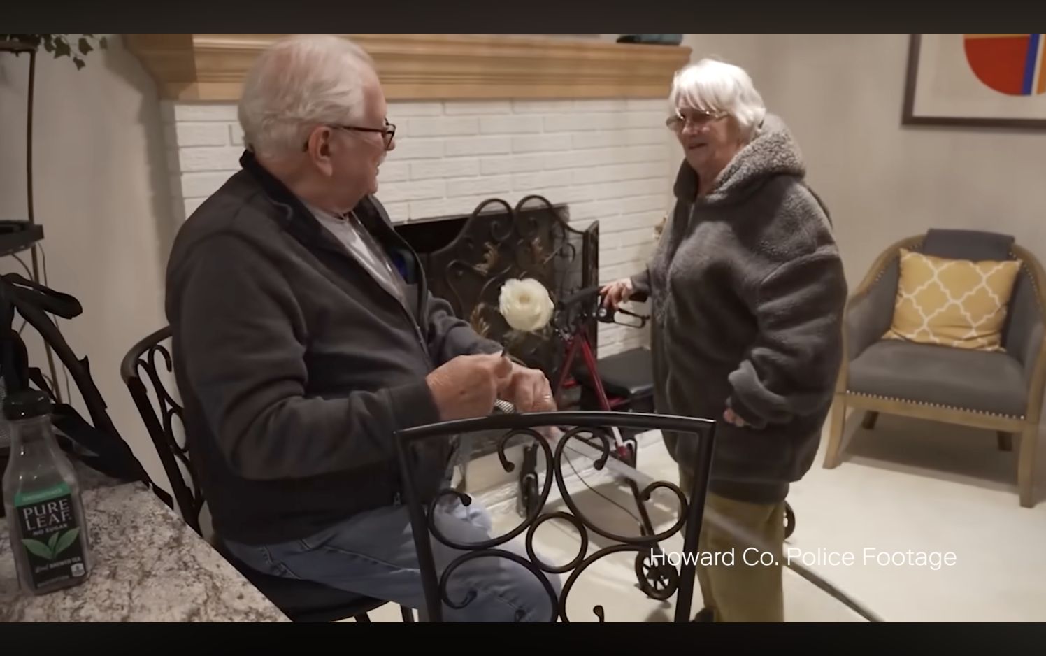 Sarah Sharkey's children, Chuck and Marie, reunited in footage featured by Othram Studios